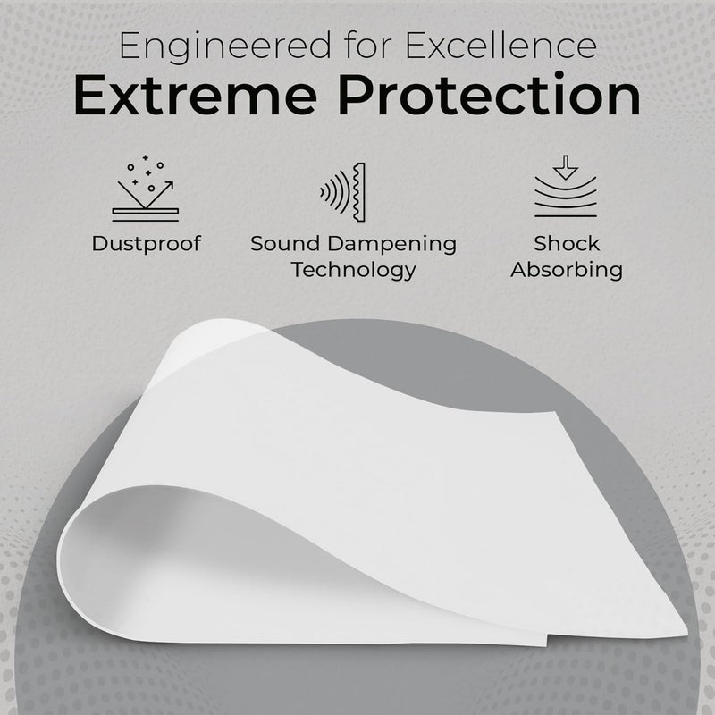 Exactly Rubber - Translucent Silicone Sheet, 50A Durometer Rubber Sheet, Semi Clear Silicone, Resistant -80 to 450°F, Food-Grade Silicone Placemat, 450% Elongation, Made in The USA, 1/32 x 9” x 24” - Image 4